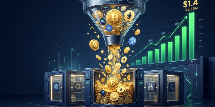 Crypto Funds Just Pulled In $1.4 Billion in a Single Week the Most Since January