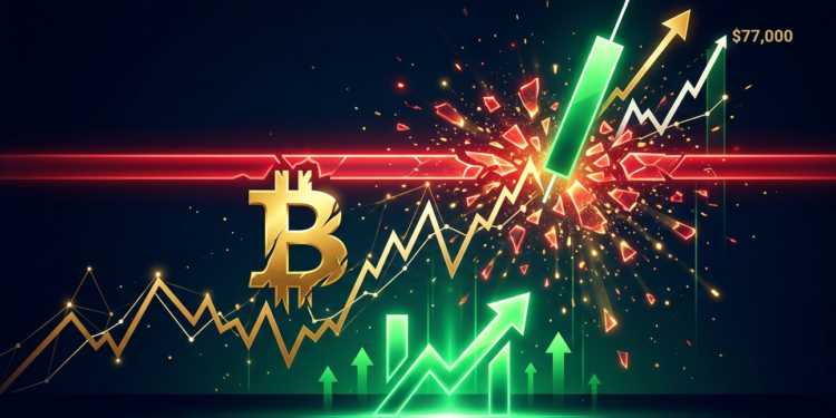 Bitcoin Breaks $77,000 and Strategy Is Finally Back in Profit on 780,897 BTC
