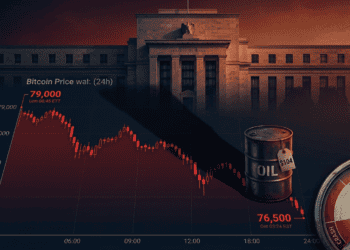 Bitcoin Slides to $76,500 as Consumer Sentiment Hits All-Time Low