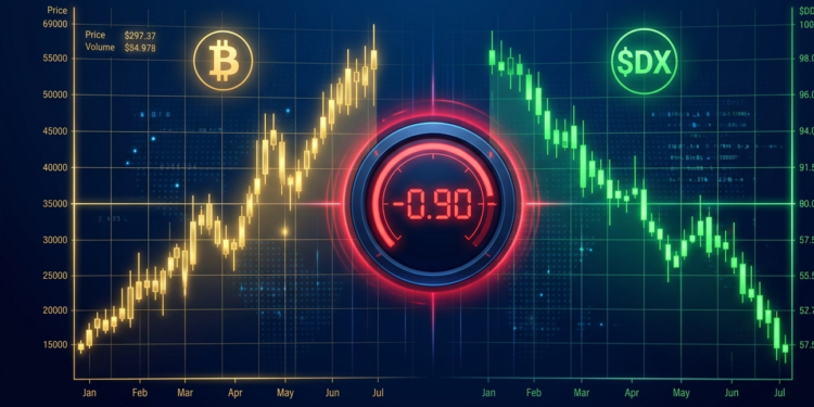 Bitcoin and the Dollar Hit a 4-Year Inverse Record: What It Means
