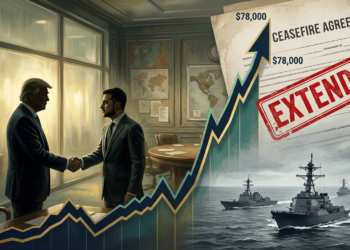 Bitcoin Tops $78,000 After Trump Extends Iran Ceasefire Indefinitely But the Blockade Stays in Place