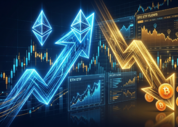 Ether Is Beating Bitcoin Today: ETF Flows Split and On-Chain Activity Surges 41%