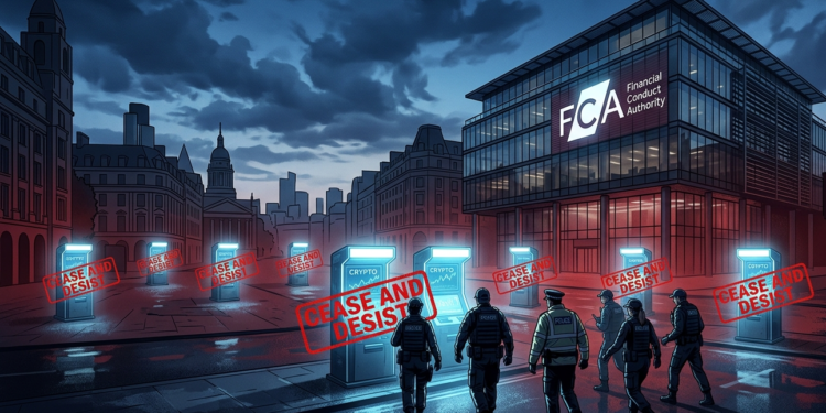 UK FCA Crypto Crackdown: 8 Illegal P2P Trading Hubs Raided in London