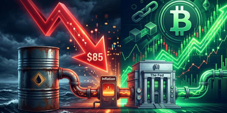 Oil Just Crashed to $85: Here Is What Cheap Energy Means for Crypto