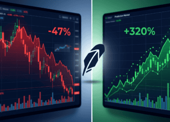 Robinhood Crypto Revenue Drops 47% But Prediction Markets Save Q1