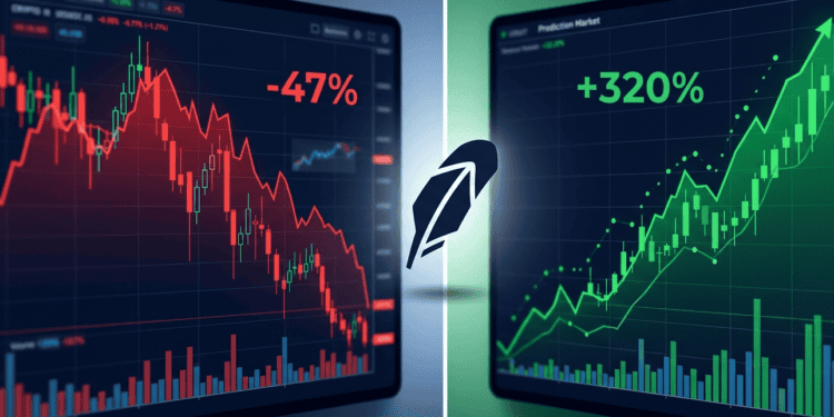 Robinhood Crypto Revenue Drops 47% But Prediction Markets Save Q1