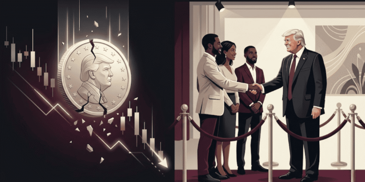 Trump Hosts Crypto Contest Winners as $TRUMP Coin Falls 96% From Peak