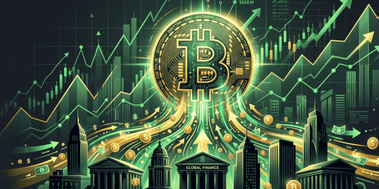 $858 Million Floods Into Crypto Funds in a Single Week