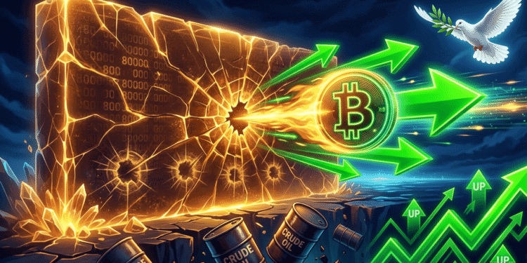Bitcoin Tests $80,000 Again as Oil Drops on Iran Peace Signals