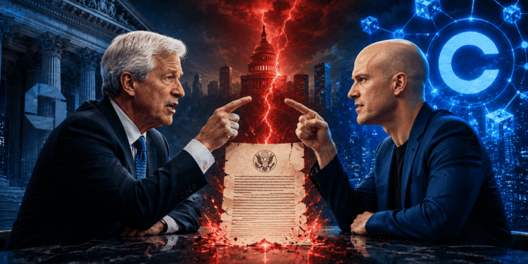 Jamie Dimon Declares War on the CLARITY Act and Calls Out Coinbase CEO by Name