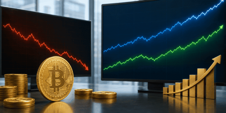Bitcoin lags