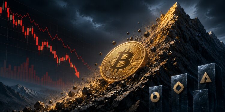 Bitcoin price falling near $80,000 as institutional ETF outflows increase across global crypto markets on May 13, 2026.