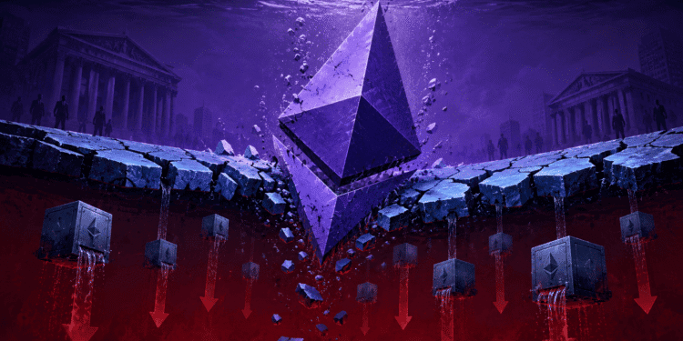 Ethereum Falls Below $2,000 Again as ETF Bleeding Enters Its Third Week