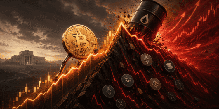 Bitcoin Retreats From Its One-Month High as Oil Tops $85 and Inflation Fears Return