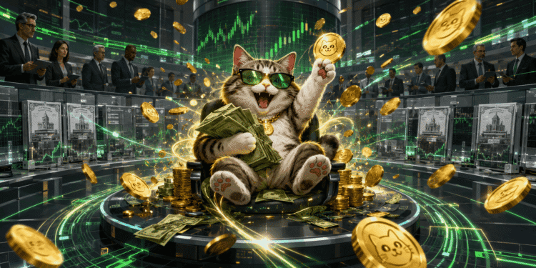 Robinhood Built a Blockchain for Wall Street. The First Hit Was a $150 Million Cat Coin