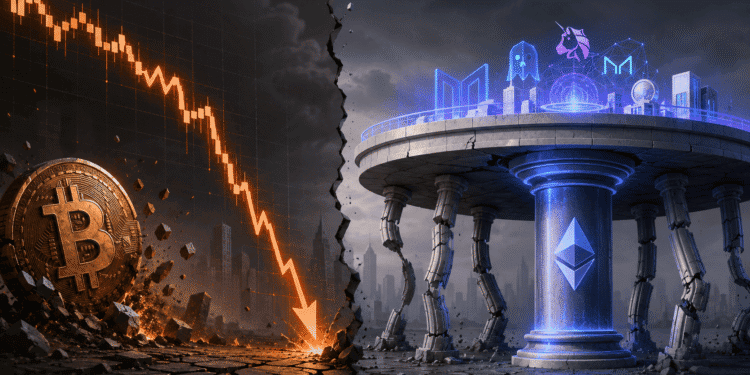 DeFi Barely Flinched While Bitcoin Crashed 22%. Bitwise Thinks Something Bigger Is Happening