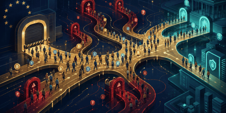 MiCA Migration Scams Surge as 1,700 Crypto Platforms Exit the EU